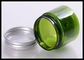 กระปุกครีมสีเขียวที่ว่างเปล่าสีเขียวความจุ 50 กรัมบรรจุภัณฑ์เครื่องสำอางพลาสติกที่มีฝาปิด ผู้ผลิต